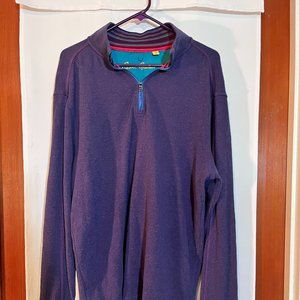 Robert Graham XL 1/4 Zip Waffle Pullover